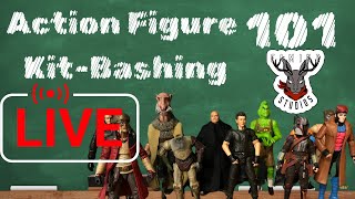 BASIC Action Figure Kit-Bashing! LIVE! Using TVC, Acid Rain World, Final Faction and more