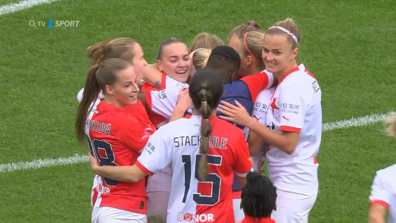 Sparta Praha (W) vs SK Slavia Praha (W)  highlights Women's 1.liga žen  CZECH REPUBLIC 