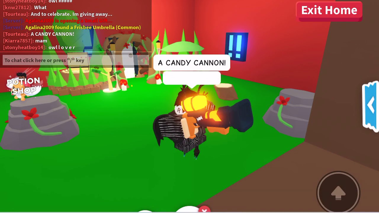Candy Cannon Giveaway Flying Adopt Roblox Halloween Giveaway Youtube - i got my 5th candy cannon roblox adopt me youtube
