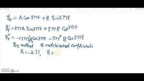 Modeling RLC Circuit into differential equation Clip 2