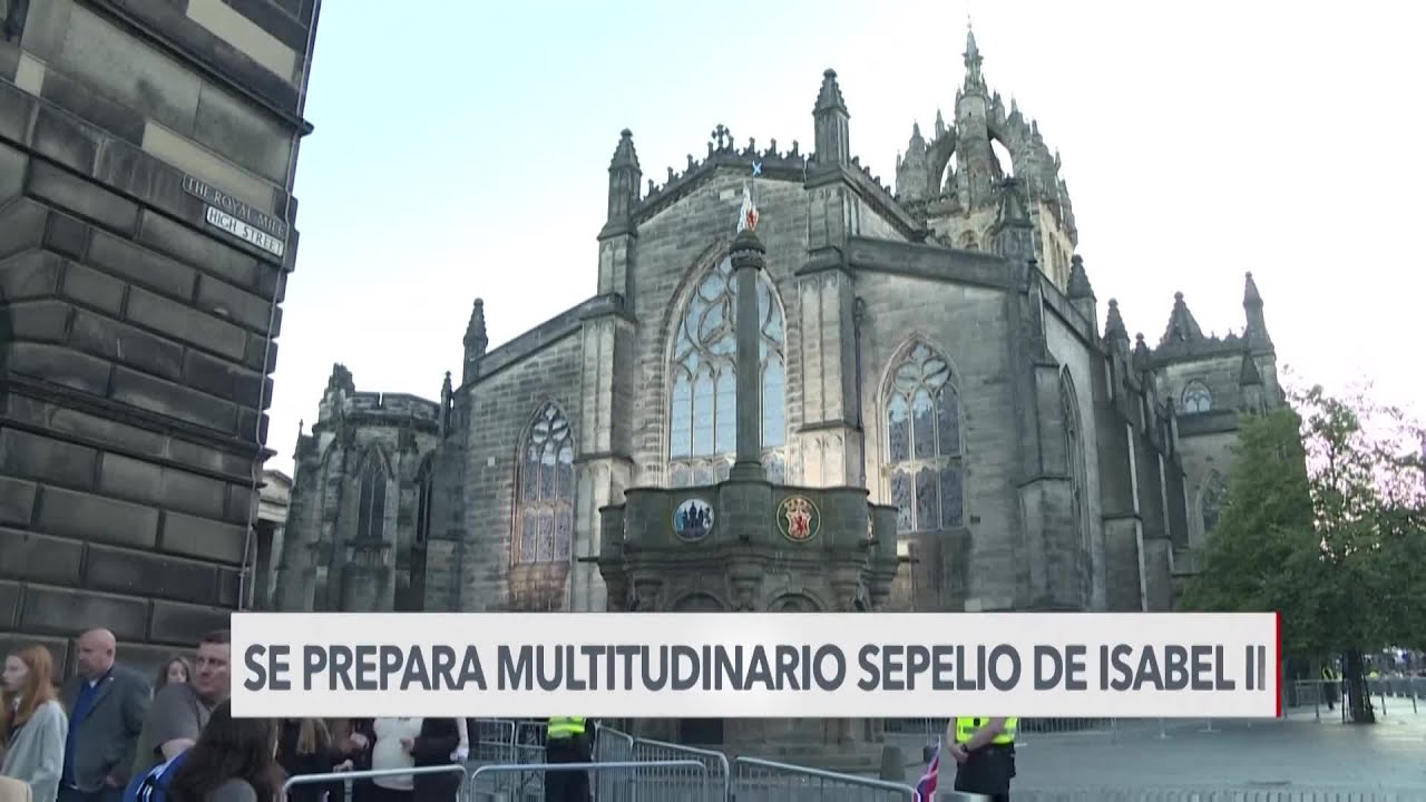 Se prepara multitudinario sepelio de la reina Isabel II YouTube