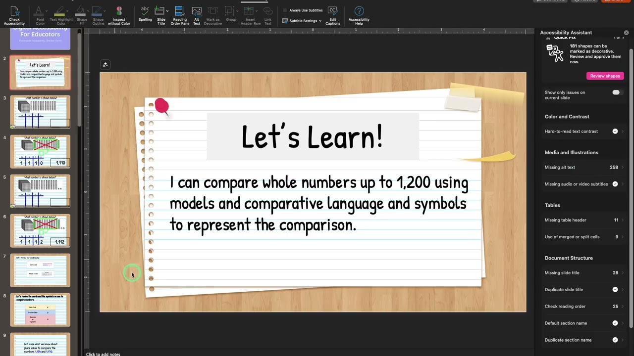 Powerpoint Accessibility Checker