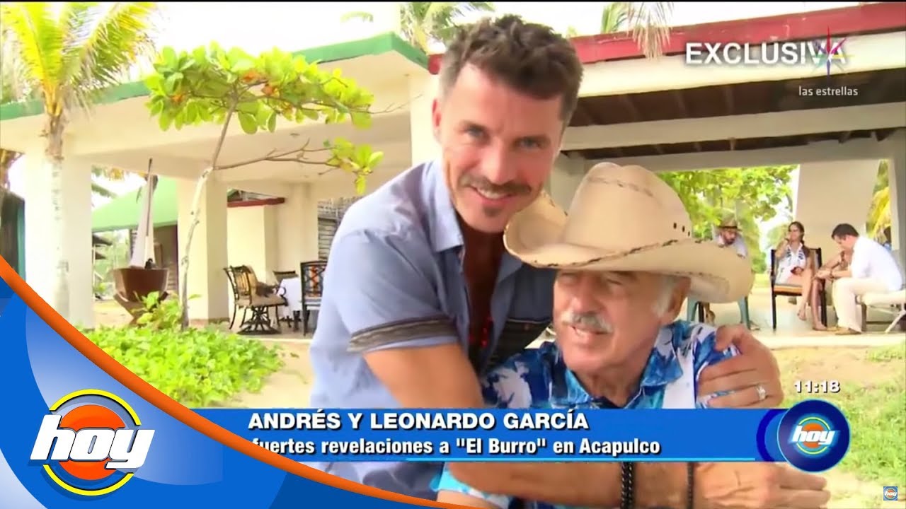Andrés García y Leonardo García se reconcilian gracias a 