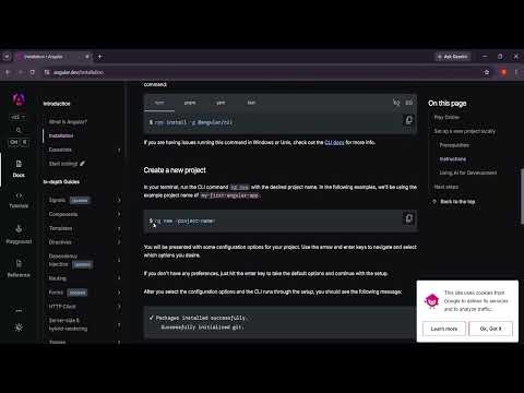 Install Angular CLI