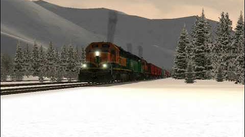 MSTS Railfanning - BNSF Scenic Subdivision - Part 1