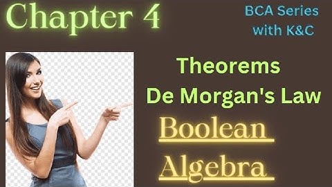 Ch -4 (Boolean Algebra ) Truth Tables........#video #chapter #bcasyllabus  #BCASerieswithK&C