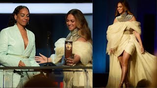 Beyoncé honoring Melina Matsoukas at the 47th #AFILife Achievement Award.