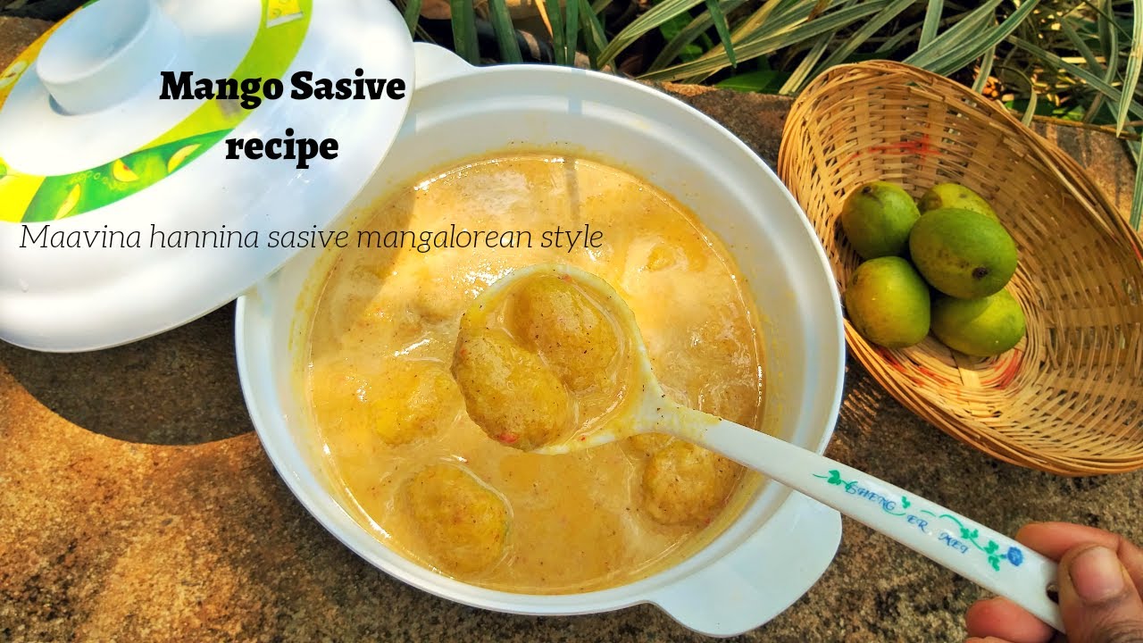 Mangalorean style mavina hannina sasive | Mango sasive | fruit sasam | mango curry | Mangalore Food