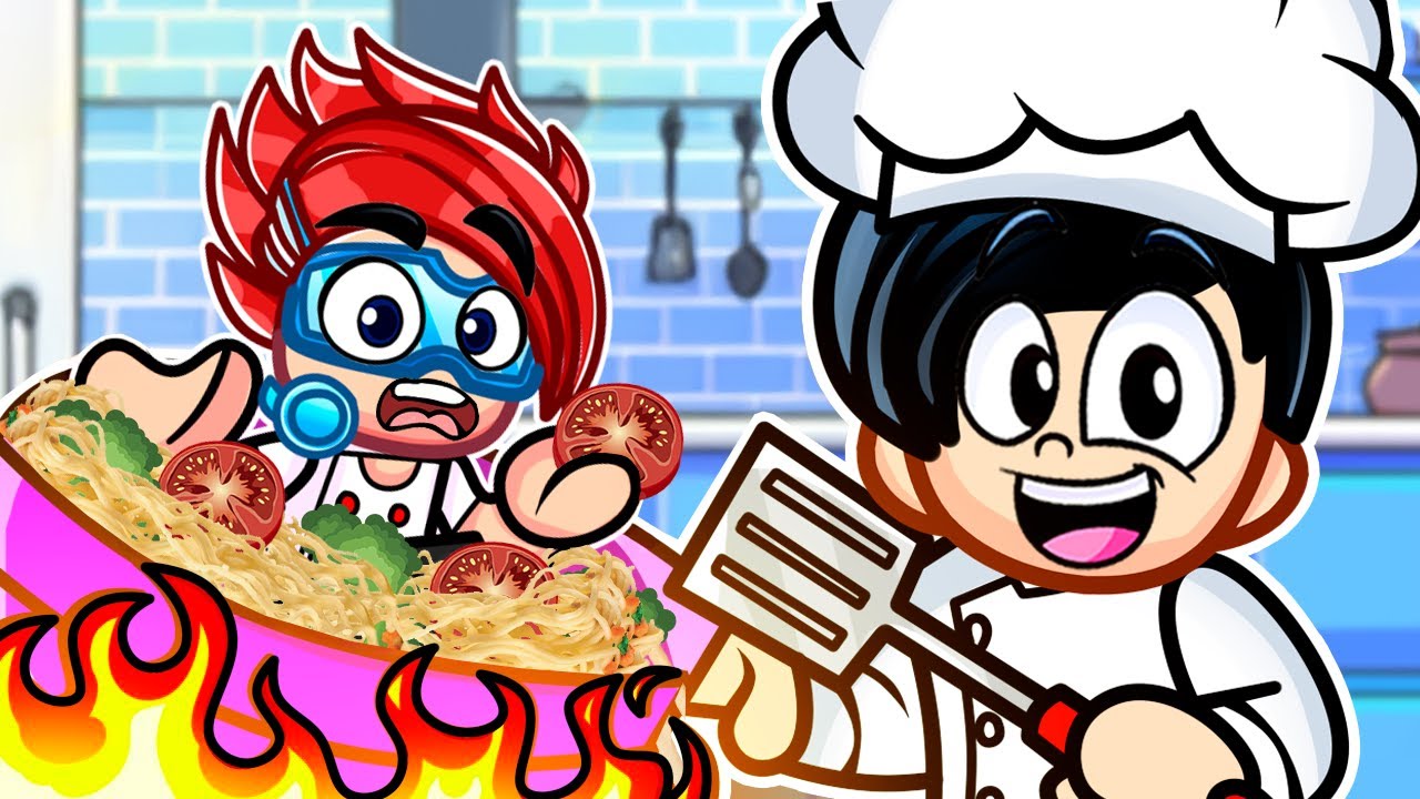 COCINO a MI PAPÁ y SE ENOJA | COCINA LOCA en ROBLOX! | Karim Juega