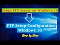 How to Setup FTP Server on windows 10 | Step by Step