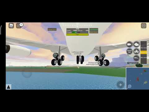#swiss001landing Roblox | PTFS | Airbus A340 butter landing at Greater Rockford