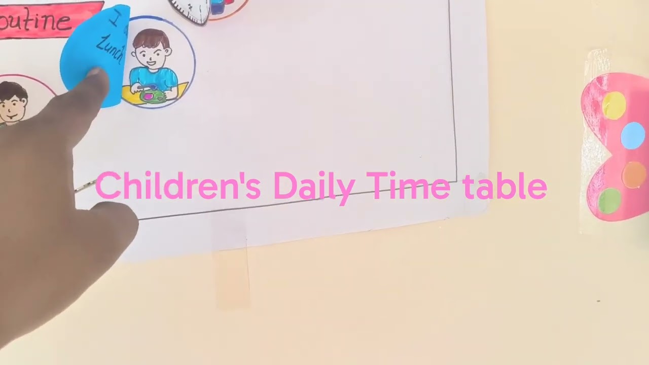 Children's Daily Time table # Study Tips # Education # school life 