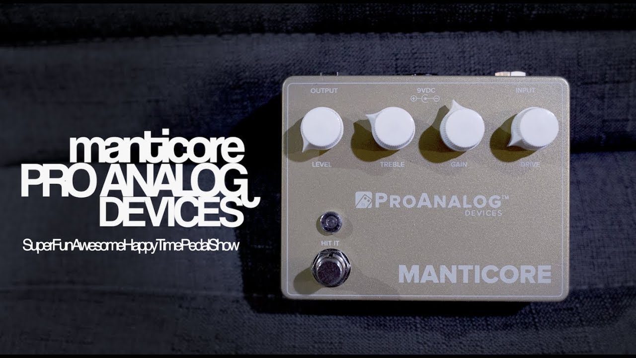 ギター ProAnalog Devices Manticore ProAnalog Devices Manticore V2 - YouTube