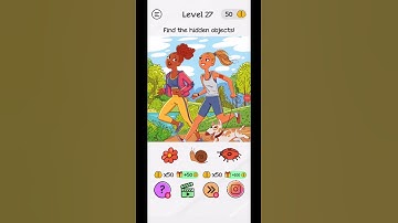 Braindom Level 27 Solution - Find the hidden objects!