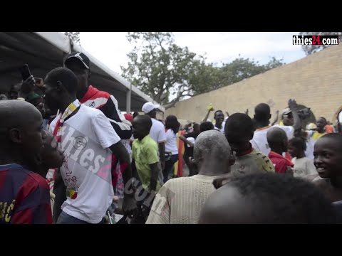 Sénégal-Qatar (3-1) ambiance à la Fane zone Promenade des Thiessois après match