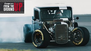 Joey Logano drifts an 800HP NASCAR Powered Hot Rod Truck | Snapon From the Ground Up
