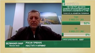 Вода в Крыму, наступление России из Крыма I Большой эфир Василия Зимы