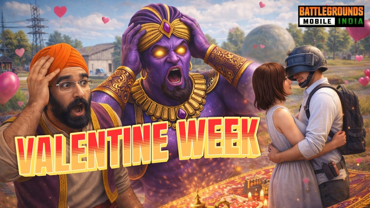 BGMI LIVE : Valentine Week 😝| PUBG NEW UPDATE x GtxPreet