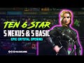 BIG 10 6 Stars!! 5 Nexus & 5 Basic 6 Star Crystal Opening - Marvel Contest of Champions