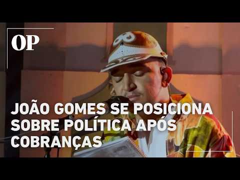 João Gomes se posiciona sobre política após cobranças e defende democracia