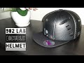 902s bicycle helmet  snapback carbon black  902 lab  stylish light weight ebike helmet