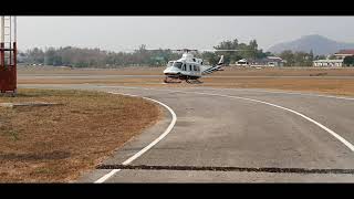 BELL412EPi ROYAL THAI POLICE 2609 START UP AND TAKEOFF