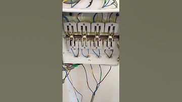 3 Phase Changeover Connection | Generator Wiring Connection #changeover #generator #shorts #short