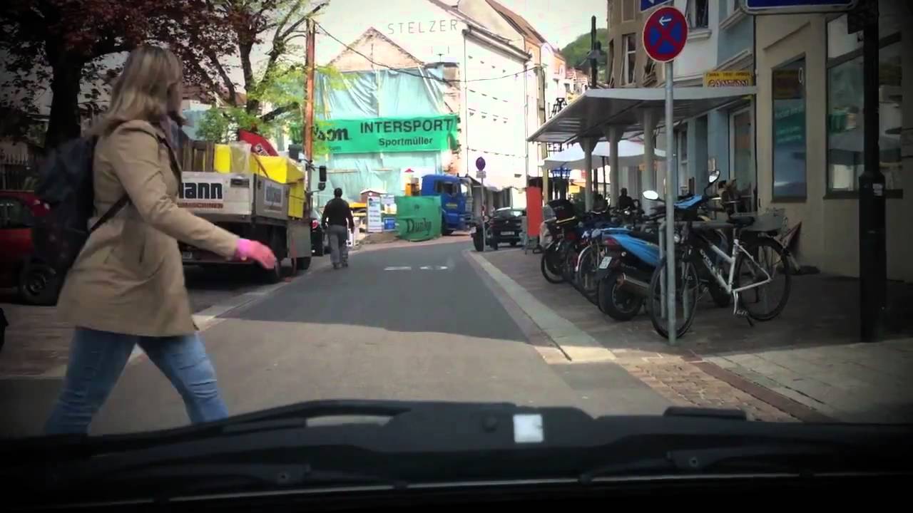 Drive through Lörrach City Germany