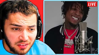 Adin Ross Reacts To NBA YoungBoy - Unreleased (LIVE) Live, Speed Racing, War