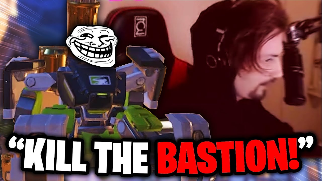 SPAWN CAMPING Overwatch 2 Streamers with my FLANK BASTION