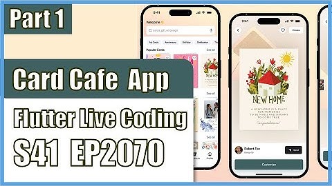 [Flutter] Flutter Live Coding EP2070 (CardCafe App UI Part 1)