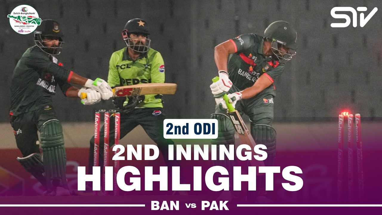 2nd Innings Highlights | Bangladesh vs Pakistan | Match 02 | ODI Series ...