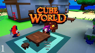 Cube World Beta Playthrough Day 1