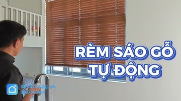 Rèm sáo gỗ tự động thông minh Tuya