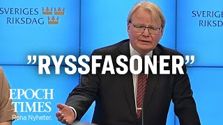 Socialdemokraterna höll pressträff om trollfabriker