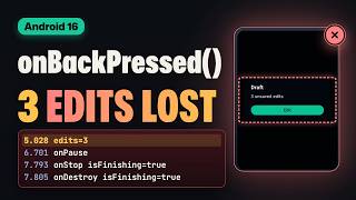 Android 16 Predictive Back: Migrate onBackPressed()