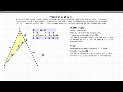 Euclid's Elements Book 1 - Proposition 21