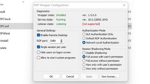 Windows 11 Multi Remote Desktop/Rdp wrapper Not Support windows 10 Error/Remote Desktop/RDP Services