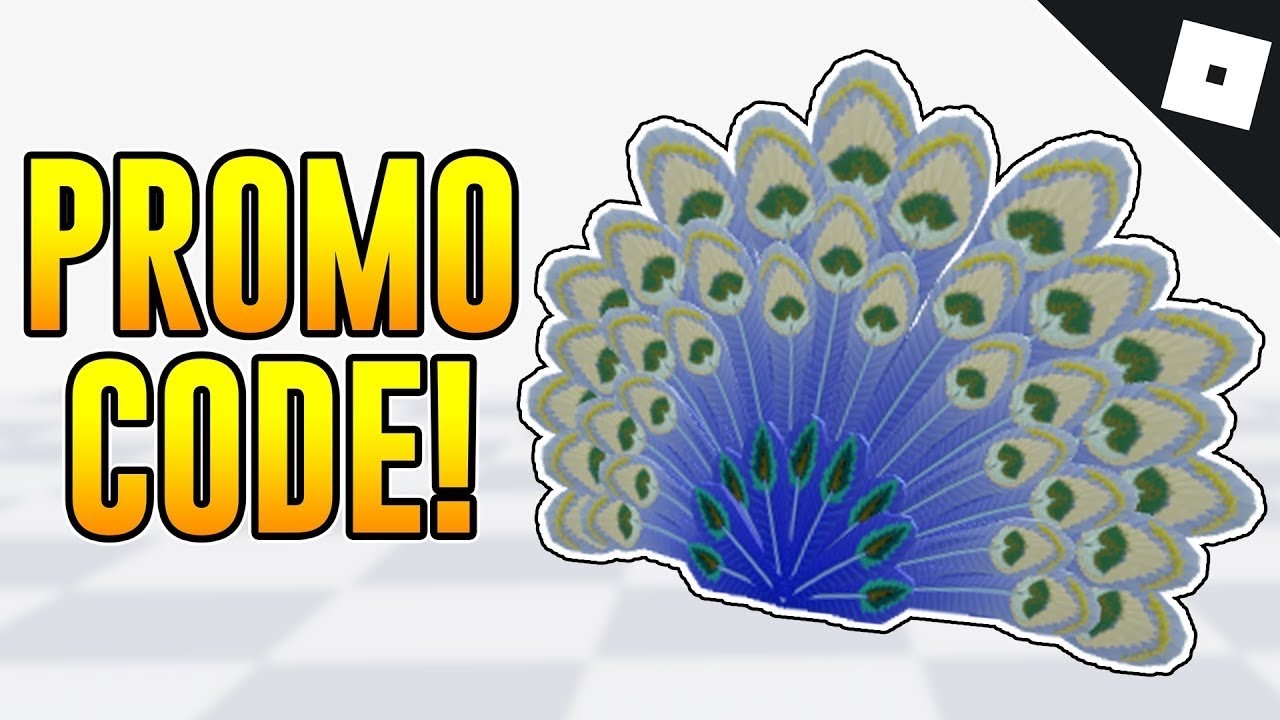 How to get The Wintery Peacock Tail In Roblox Promo Codes YouTube