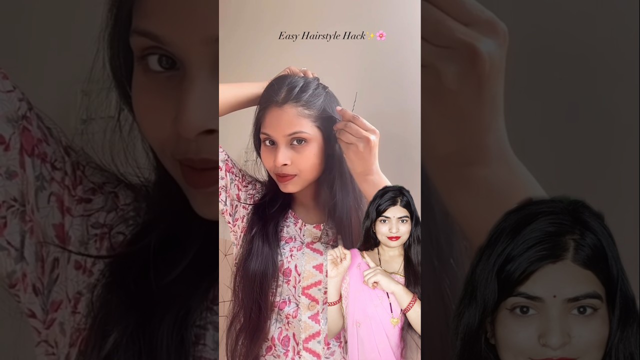 😱✨❤️Just wedding hairstyle hack with juda pin 