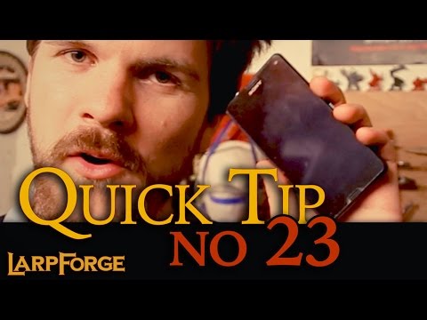 QuickTip no 23 - Phones and LARP