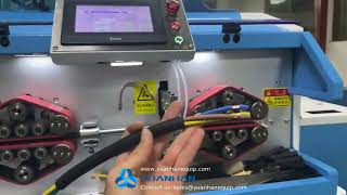 Multicore wire internal and external insulation stripping machine - Yuanhan