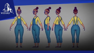 Girl modelling in Maya