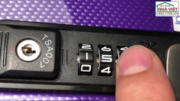 Hướng dẫn cách dò mã khoá số Vali có TSA 100% thành công trong 2 phút