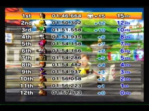 Mario Kart Wii Flower Cup Part 1 