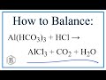 Balancing Chemical Equations Concepts