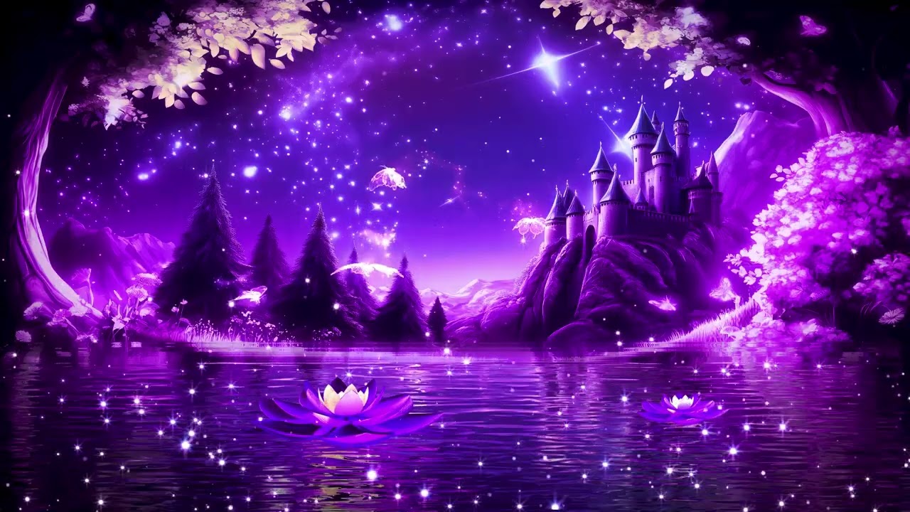 Peaceful Night 💜 Soothing Sleep Music for Insomnia & Anxiety Relief