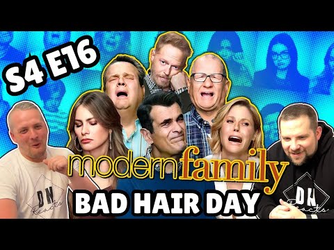 British Guys HILARIOUS Modern Family Reaction | Season 4 Episode 16 (Bad Hair Day)