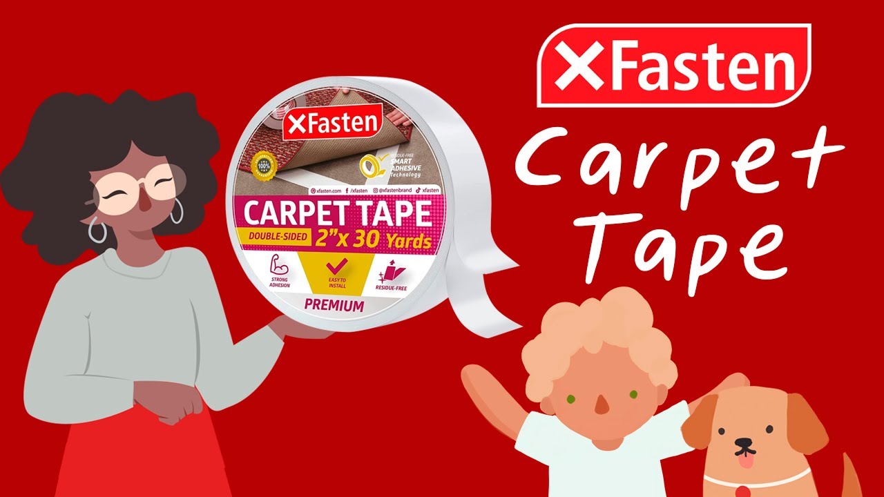 XFasten Double Sided Carpet Tape