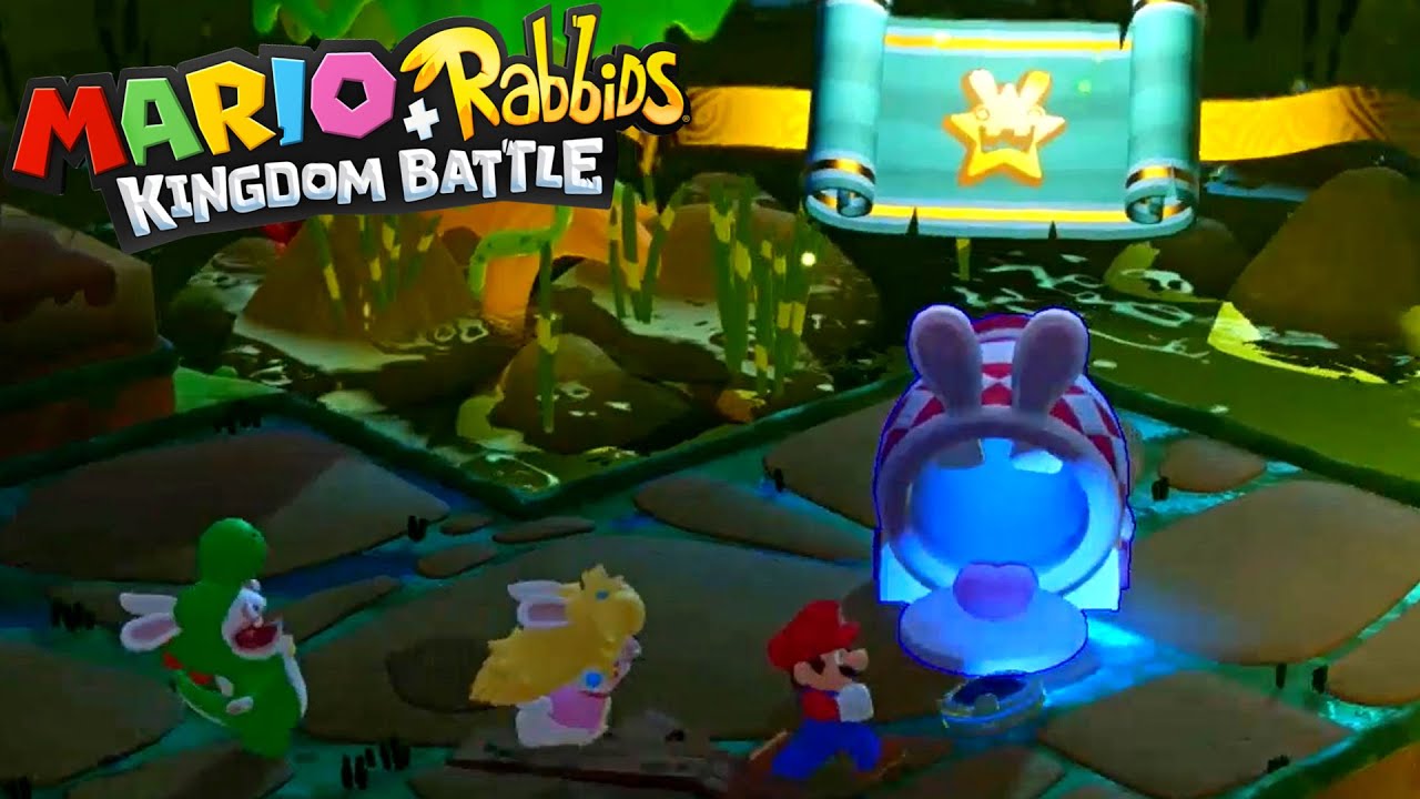 Mario & Rabbids Kingdom Battle 🐰 World 3-Special Secret Swamp 🐰 Full ...